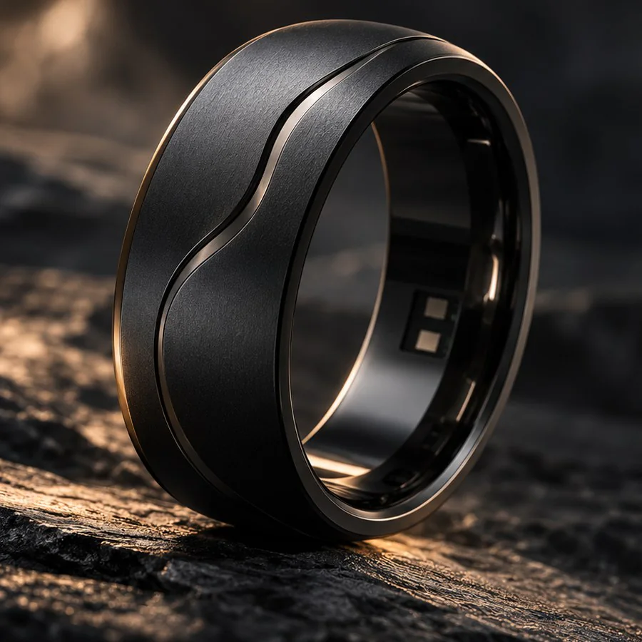 Smart ring with a neural light channel and inner sensors